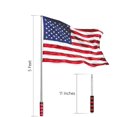thumbnail image 2 of 5 Feet Blue Telescopic Handheld Flagpoles, Collapsable Flag Pole, 2 of 3