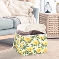 thumbnail image 5 of Storage Box With Lid 16.5x12.6x11.8In Foldable Stacked Household Storage Box Lovely Big Yellow Roses, 5 of 7
