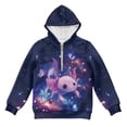 thumbnail image 4 of Pzuqiu Axolotl Sweatshirt Kids Size 8-9 Personalized Versatile Girls' Fashion Hoodies & Sweatshirts Soft Stretchy Fall Winter Clothes Warm Long Sleeve for Outdoor Activities, 4 of 7