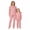 Style2:Mom and Girls, variant on AceBaby Christmas Famliy Matching Pajamas Red and White Striped Holiday Sleepwear Loungewear PJs