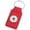 Red, variant on Choose Color | Leather Keychain Car Ring Snap Jewelry Fits 18MM 20MM Ginger Charm Buttons