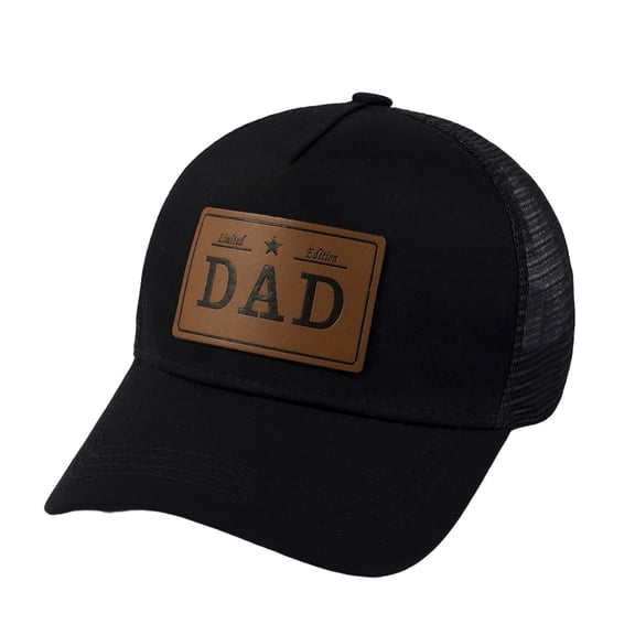 WAYUTE Father's Day Unisex Letter Embroidered Mesh Visor Hat Retro Versatile Adjustable Snapback Cap Trendy Summer Outdoor