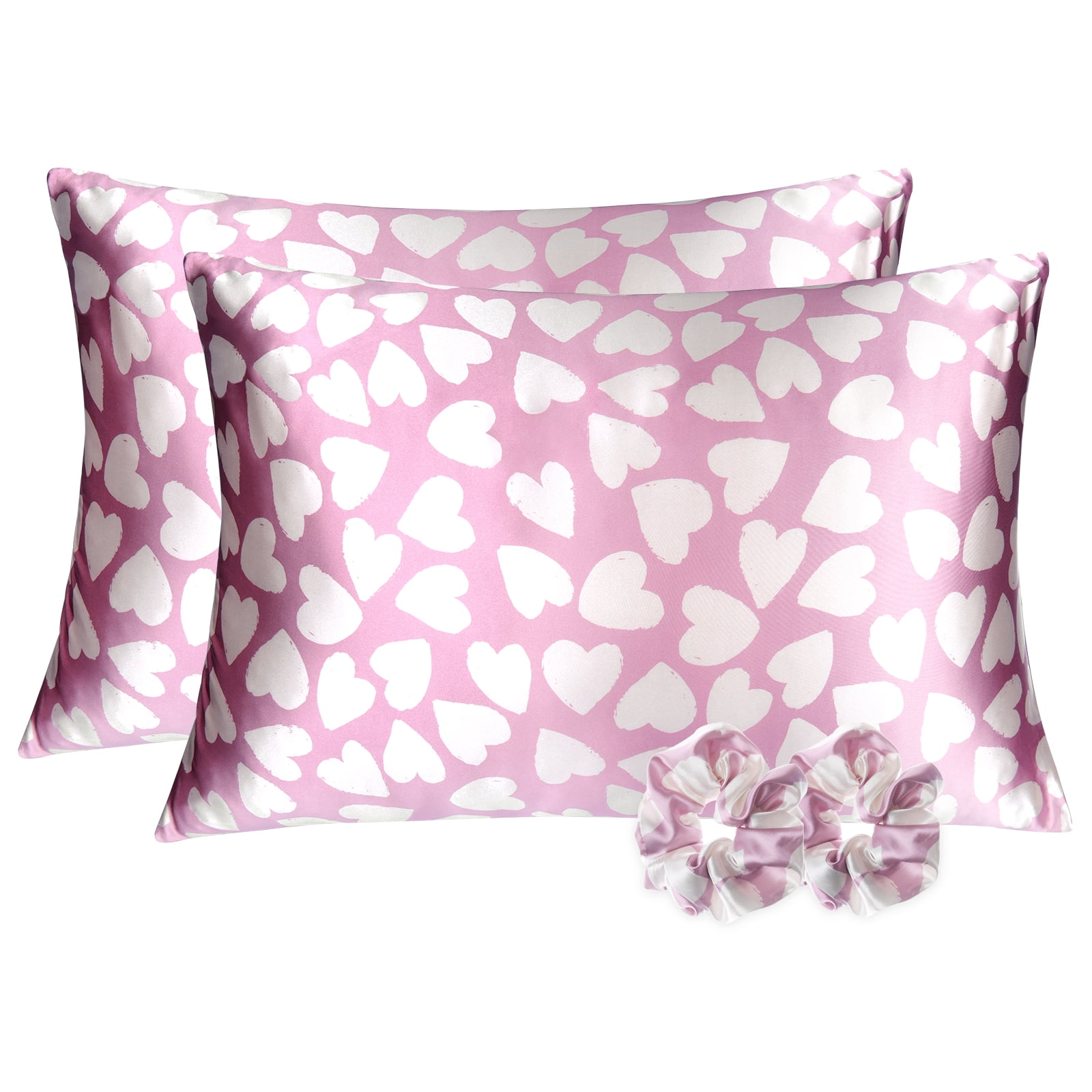 YANIBEST Satin Pillowcase for Hair and Skin Care 2 Pack Silk Pillowcase