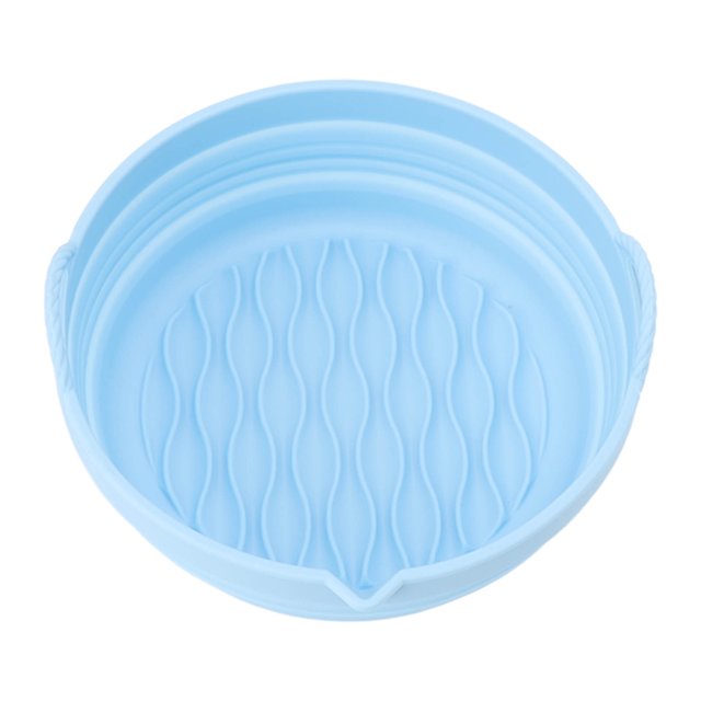 Olla Para Freidora, Forro Para Freidora, Reutilizable, Menos Aceite, Silicona, Apto Para Lavavajillas, Azul, Resistente A Altas Temperaturas Para Cocina ANGGREK Otros