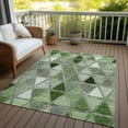 thumbnail image 6 of Addison Rugs Chantille Indoor/Outdoor Transitional Geometric Aloe Washable Rectangle Rug, 3' x 5', 6 of 6
