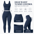 thumbnail image 4 of Feekit Women's 2-Piece Yoga Set, Built-In Bra Tank and High-Waist Leggings, 4 of 8