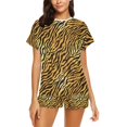 thumbnail image 1 of Pijama corto de mujer con estampado de tigre LKS302, 1 of 4