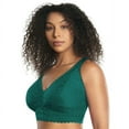 thumbnail image 5 of PARFAIT Women's Adriana Wire-Free Lace Bralette - Emerald - 40DD, 5 of 5