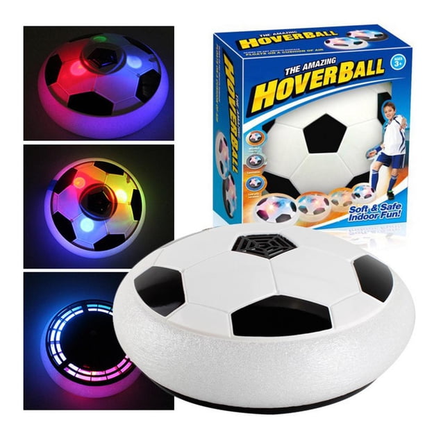 Levitate Suspending Soccer Ball Air Cushion Floating Foam Football With LED Light Gliding Indoor Soccer Toys For Children heqiyong LED