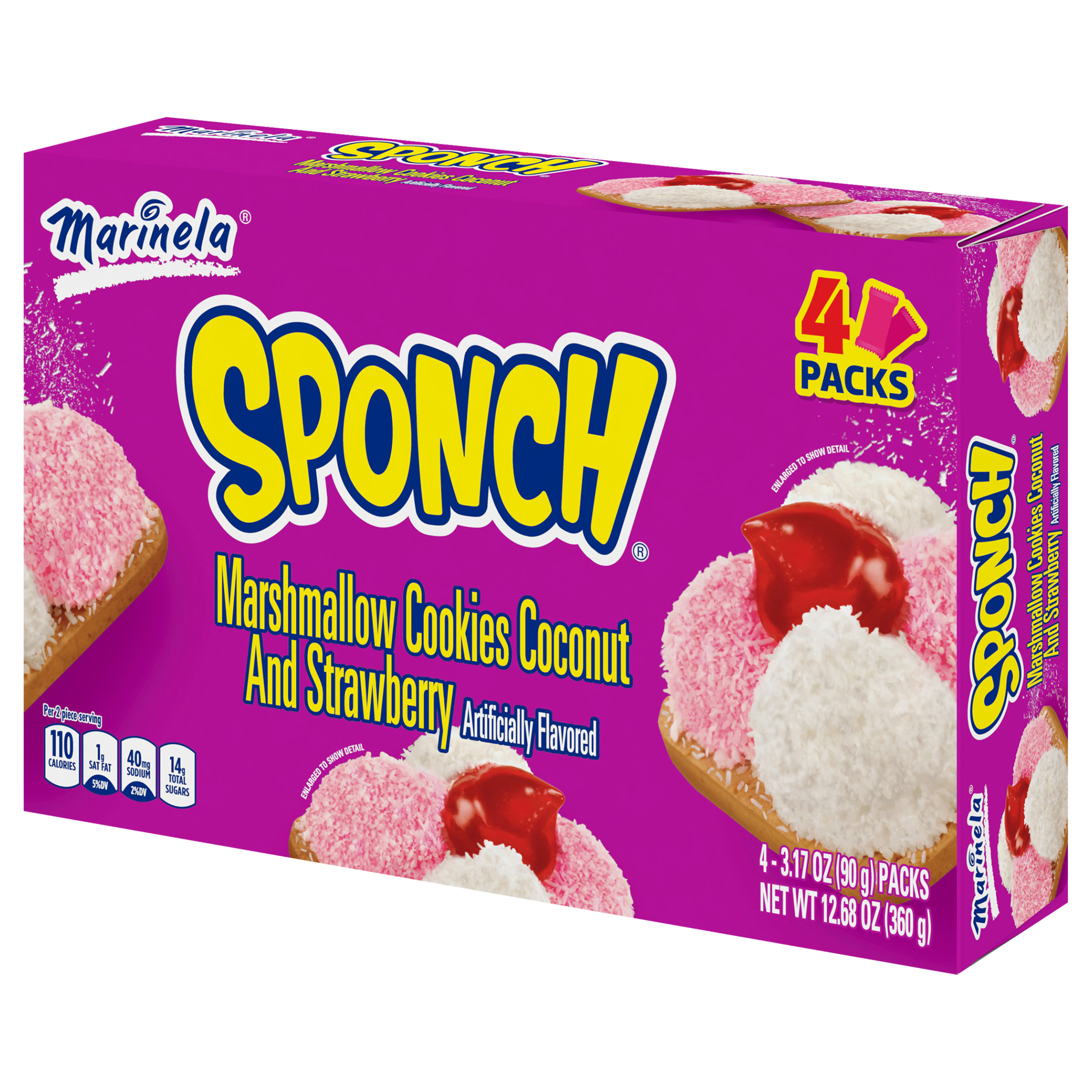 Marinela Sponch Marshmallow Cookies, 4 count, 12.68 oz - image 5 of 7