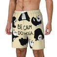 thumbnail image 2 of Gaeub Panda Doing Yoga Mens Swim Trunks Stretch Beach Shorts Quick Dry for Men Swim Shorts Swimwear with Pockets- Medium, 2 of 9