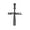 Black no chain, variant on Unisex Stainless Steel Hip Hop Hollow Sport Baseball Engravd Letter SOFTBALL Cross Pendant Amulet Crucifix Necklace Silver Free Chain