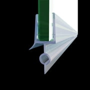 SUNNY SHOWER Fit 1/4" Frameless Shower Door Sweep Bottom Seal Wipe Drip Rail 28"  JT-298-28-5