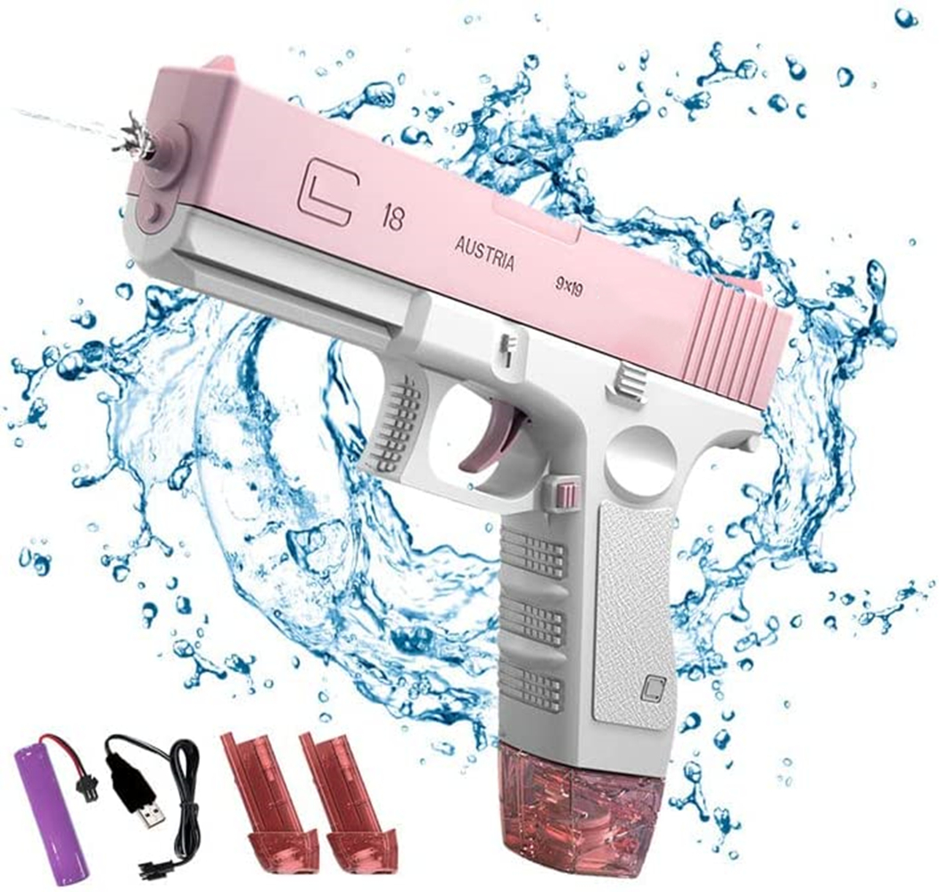2023 Electric Water Gun for Boys Girls Kids 32FT Range Automatic Squirt
