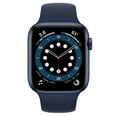 thumbnail image 4 of Restored Apple Watch Series 6 (GPS+Cellular, 44mm) - Blue - Aluminum Case - Deep Navy Sport Band (Refurbished), 4 of 4