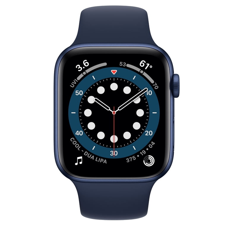 Apple Watch Series 6 GPS + Cellular, 44mm Blue Aluminum Case with 