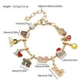 thumbnail image 6 of TS Singer Gold Bracelet Inspired Charm DIY Friendship Jewelry Bracelet for Women Girls Fans Gift, 6 of 6