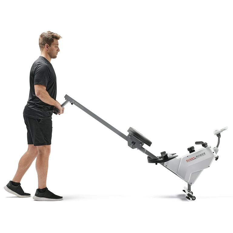 Sunny Health Fitness SMART Compact Foldable Magnetic Rowing