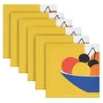thumbnail image 6 of Satin Polyester Napkins - 20x20 InchSingle-Sided Printed Napkins, 1-Piece/4-Piece/6-Piece Set, DIY Personalized Table Setting，Coffee Pot and Bowl, 6 of 8