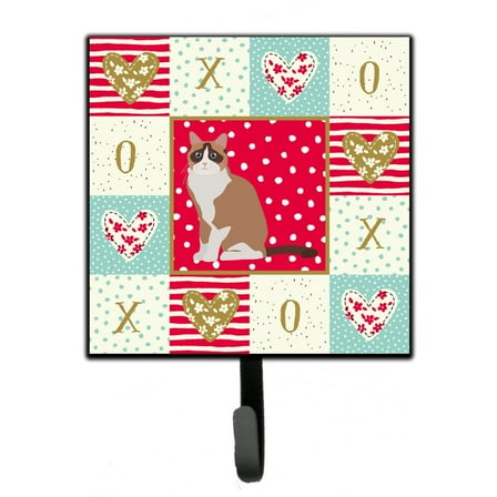 Carolines Treasures CK5792SH4 Snowshoe Design2 Cat Love Leash or Key Holder Single Hook multicolor