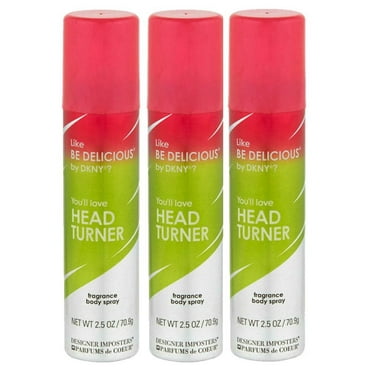 Designer Imposters Head Turner By Parfums De Coeur Body Spray 2.5oz 3 Pack