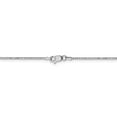 thumbnail image 4 of Leslie's Real 14kt White Gold 1mm Box Chain; 30 inch; Lobster Clasp; for Adults and Teens; for Women and Men, 4 of 5