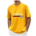 thumbnail image 3 of JLFKNG Males Summer Tee Shirt Tops German Football Graphic Plus Size T Shirt Printed Solid Color Short Sleeve Suitable For Beach, Vacation, Traveling, 3 of 5