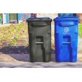 thumbnail image 2 of 64 Gallon Heavy Duty Two Wheeled Trash Can – Residential, Blackstone, 10-Year Warranty, 2 of 5