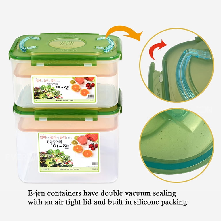 e-Jen, Kimchi Probiotic Fermentation Container, 2.9 gal Green