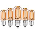 thumbnail image 1 of Bombillas de Filamento LED E14 1W Equivalente a 10W Zhivalor Bombilla T22 Horno Blanco Cálido 2200K Paquete de 5, 1 of 5
