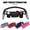 Black, variant on POINTERTECK Universal Baby Stroller Organizer with Insulated Cup Holders for Smart Moms. Diaper Storage, Secure Straps, Pockets for Phone, Keys, Toys. Compact Design Fit All Strollers