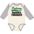 thumbnail image 3 of Inktastic Future Hammer Thrower Boys Long Sleeve Baby Bodysuit, 3 of 5