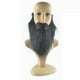 thumbnail image 4 of Suministros para fiestas de disfraces de bigote, barba postiza larga, accesorio facial para adultos y niños. Negro, 4 of 9