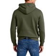 thumbnail image 3 of Boyscolos Mens Sweatshirt Basic Hooded Pullover Hoodies Unisex Men Fall Casual Fitness Long Sleeve Athletic Hoody with Pocket Army Green M, 3 of 4