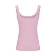 thumbnail image 5 of FAIWAD Going out Tops for Women Ribbed Tank Tops Sleeveless Slim Fitted Cotton Camisole Basic Plus Size Layering Shirts, 5 of 8