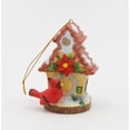 thumbnail image 2 of Ceramic Cardinal Bird Ornament 3.25" Light Cover Birdhouse Gift, 2 of 3