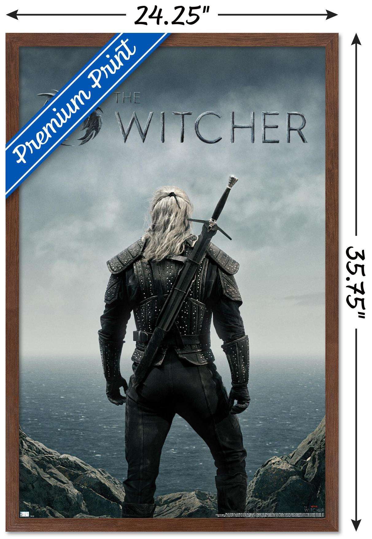 Netflix The Witcher - Teaser Wall Poster, 22.375" x 34", Framed