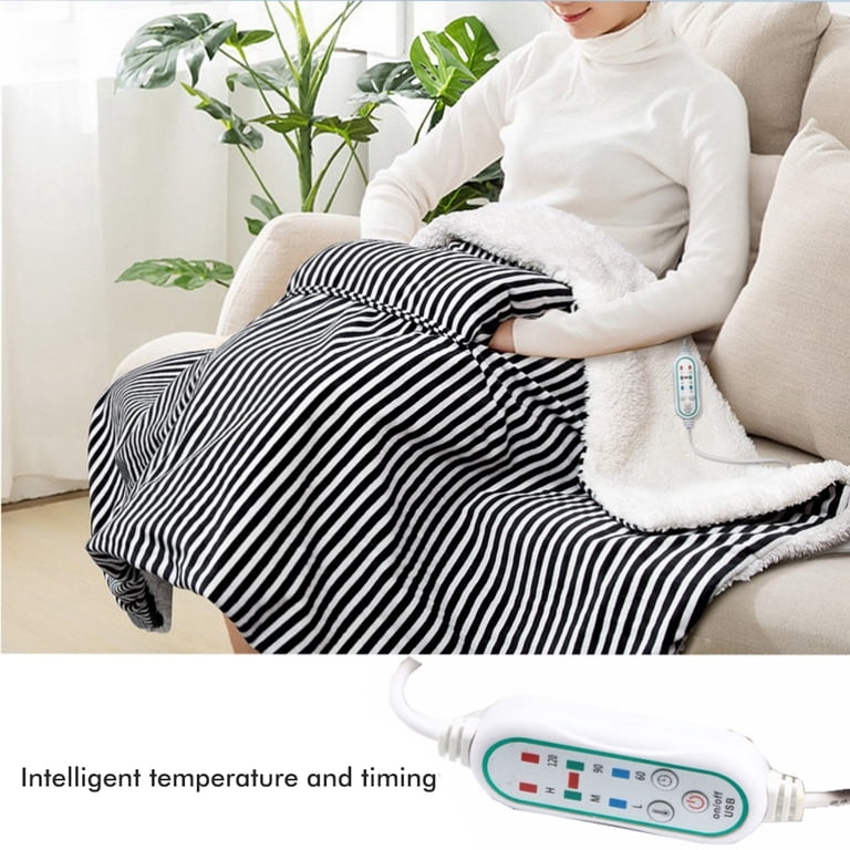 TureClos USB Heated Blanket Shawl Electric Blanket Pad Shoulder Neck Heating  Scarf Winter Warmer Blanket Heated Mattress - Walmart.com