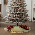 thumbnail image 6 of Bingfone Christmas Tree Skirt Mat Christmas Decoration Interior 36"-Elephant On Dry Tree, 6 of 8