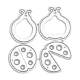 thumbnail image 1 of Injueey Juego de troqueles de grabado y corte, mariquitas bonitas para hacer tarjetas, producción de álbumes de aspecto bonito, troquelado Artesanía, 1 of 6