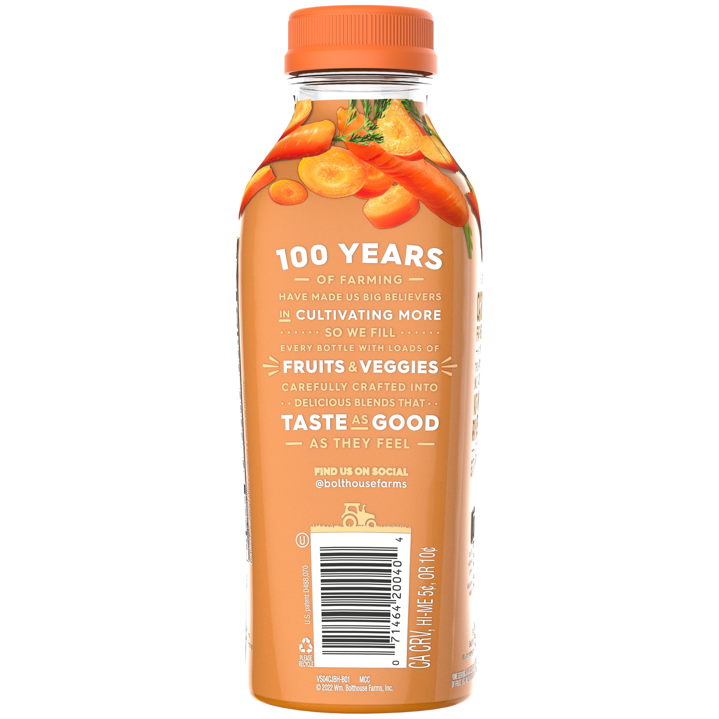 Bolthouse Farms 100% Carrot Vegetable Juice, 15.2oz