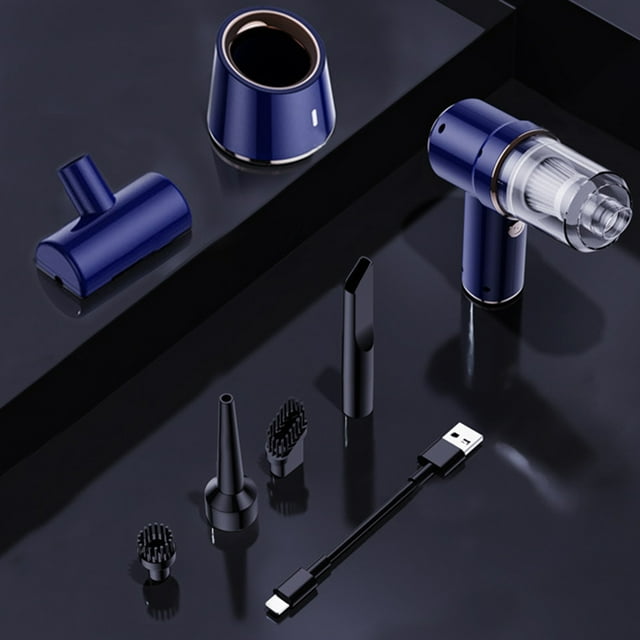 Car Vacuum Cleaner, Handheld Vacuum Cleaner High Power Vacuum Cleaner With Multi-nozzle And Floor Brush For Vehicle/office/ Pet Hair.