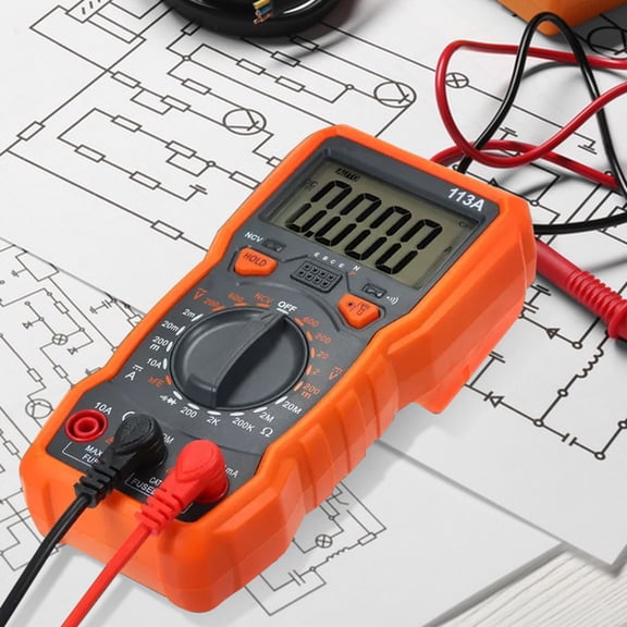 GAXIRE High Precision Multimeter Tester for Voltage, Current, and Resistance with Portable Design - 1 Pack