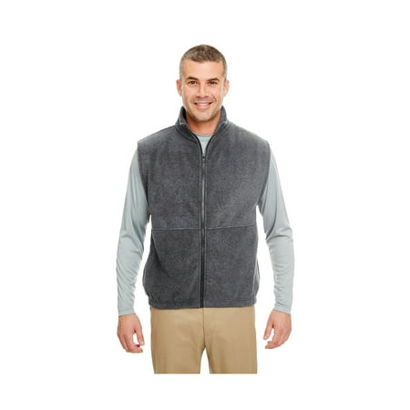 Drake Fleece Vest - UltraClub Men's Iceberg Fleece Full-Zip Vest, Style 8486