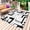 Black, variant on Modern Geometric Red Outdoor Rug for Patio/Deck/Porch, Non-Slip Large Area Rug 5 x 8 Ft, Abstract Minimalist Artwork Lines Indoor Outdoor Rugs Washable Area Rugs, Reversible Camping Rug Carpet Runner