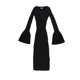 thumbnail image 1 of bar III Suéter Midi Vestido para Mujer, Negro, Pequeño, 1 of 2