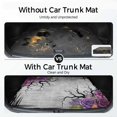 thumbnail image 2 of Universal Car Trunk Mat 37"x54", Halloween Waterproof Cargo Liner, Non-Slip Durability Cargo Mat, Vintage Rustic Floral Horror Trees Branches Gray All Weather Rear Trunk Protector for Car SUV, 2 of 9