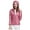 Pink, variant on Women Light Outerwear Solid Hooded Zippers Pocket Coat Down Jackets