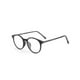 thumbnail image 5 of Jumpingount Montura de gafas de lectura a la moda, monturas de gafas flexibles, montura redonda, gafas para miopía antiluz, soporte integrado para Negro 2piezas, 5 of 6
