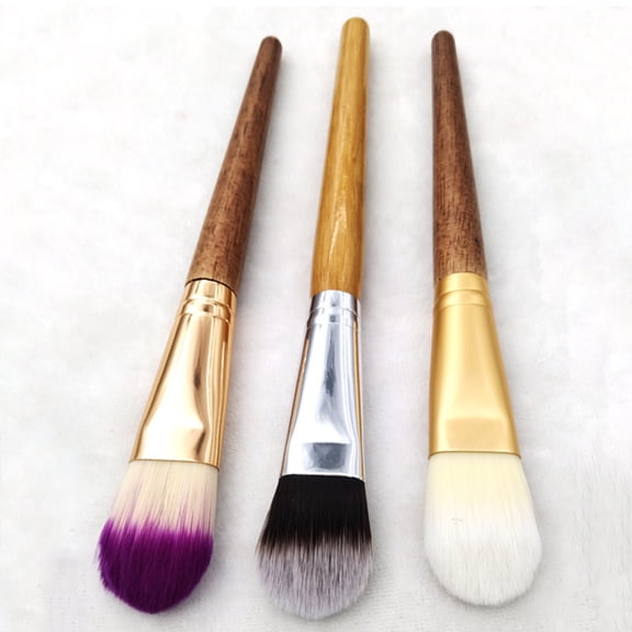 LITINKIMI Powder Brush Makeup Brushes Set Bamboo 6pcs for Home Travel Outdoor